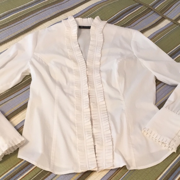 Tops - INC White shirt Sz 12